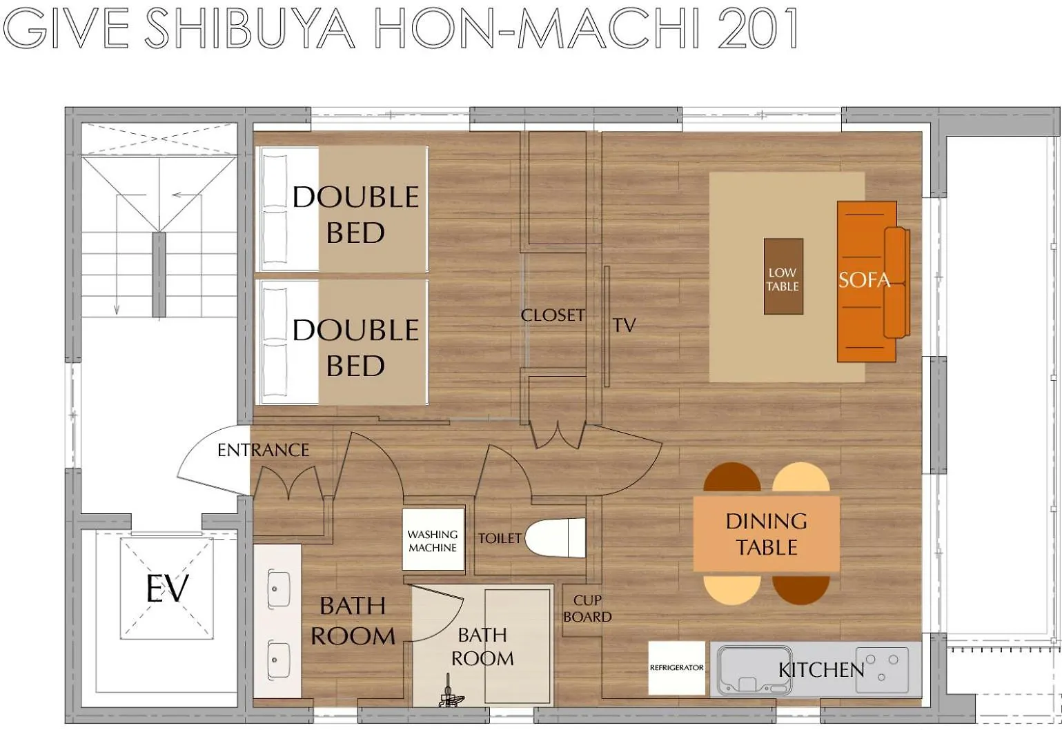Give Shibuya Honmachi Apartment Tokyo