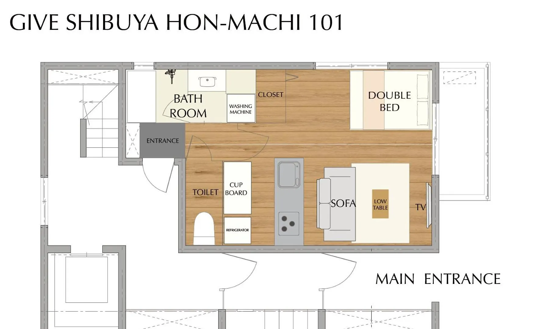 Give Shibuya Honmachi Apartment Tokyo Japan